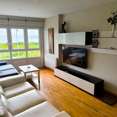 Piso En Primera Linea De Playa En Apartamento Laxe
